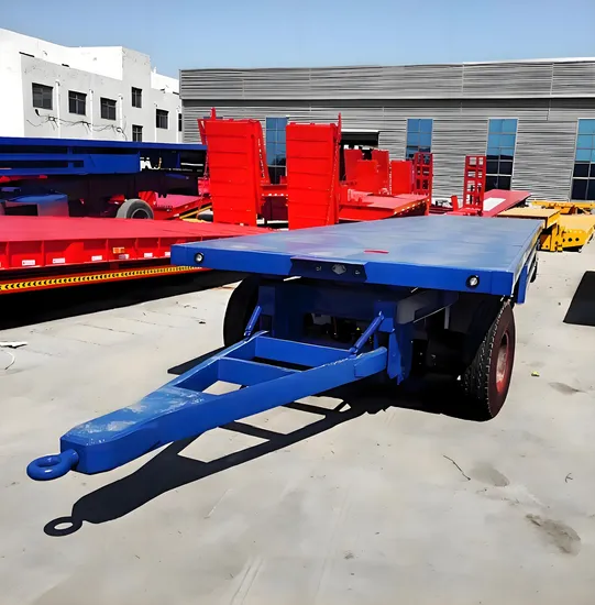 Jt 20FT 3축 플랫베드 컨테이너 풀 드로바 트레일러