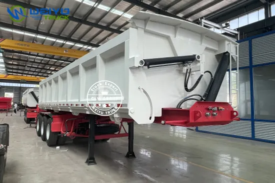 새로운 중량물 적재 용량 펜스 박스 벌크화물 세미 트레일러