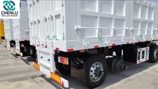 새로 디자인된 드로바 트레일러 유압식 리어 덤프 풀 트레일러 풀 티퍼 트레일러 광산 운송용 판매