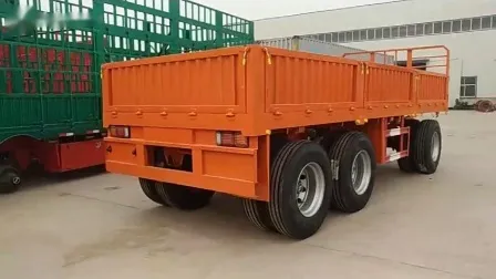 드로바가 있는 3축 20FT 및 40FT 풀 트레일러