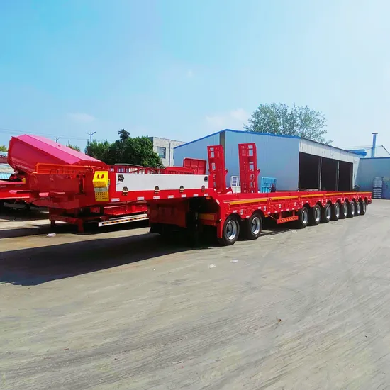 좋은 가격 3/4/6축 로우베드 로우베드 로우보이 플랫베드 구즈넥 세미 트레일러/컨테이너 트레일러/플랫베드 트럭 트레일러