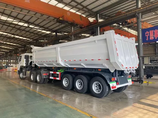 공장 직판 3축 리어 티핑 세미 트레일러