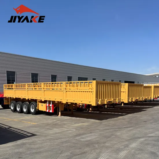 Vehicle Master 저렴한 가격 중국산 3축 40~60톤 80톤 사이드월 세미 트레일러 (대량화물 운송용)