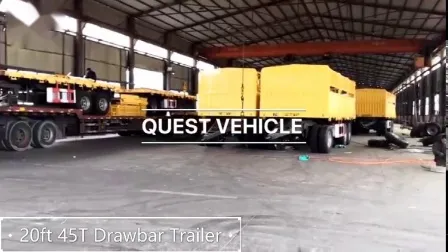 2축 15톤 사이드 패널 카고 드로바 트레일러 펜스 풀 트레일러