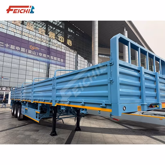 공장 가격 3축 사이드월 트레일러 벌크화물 운송
